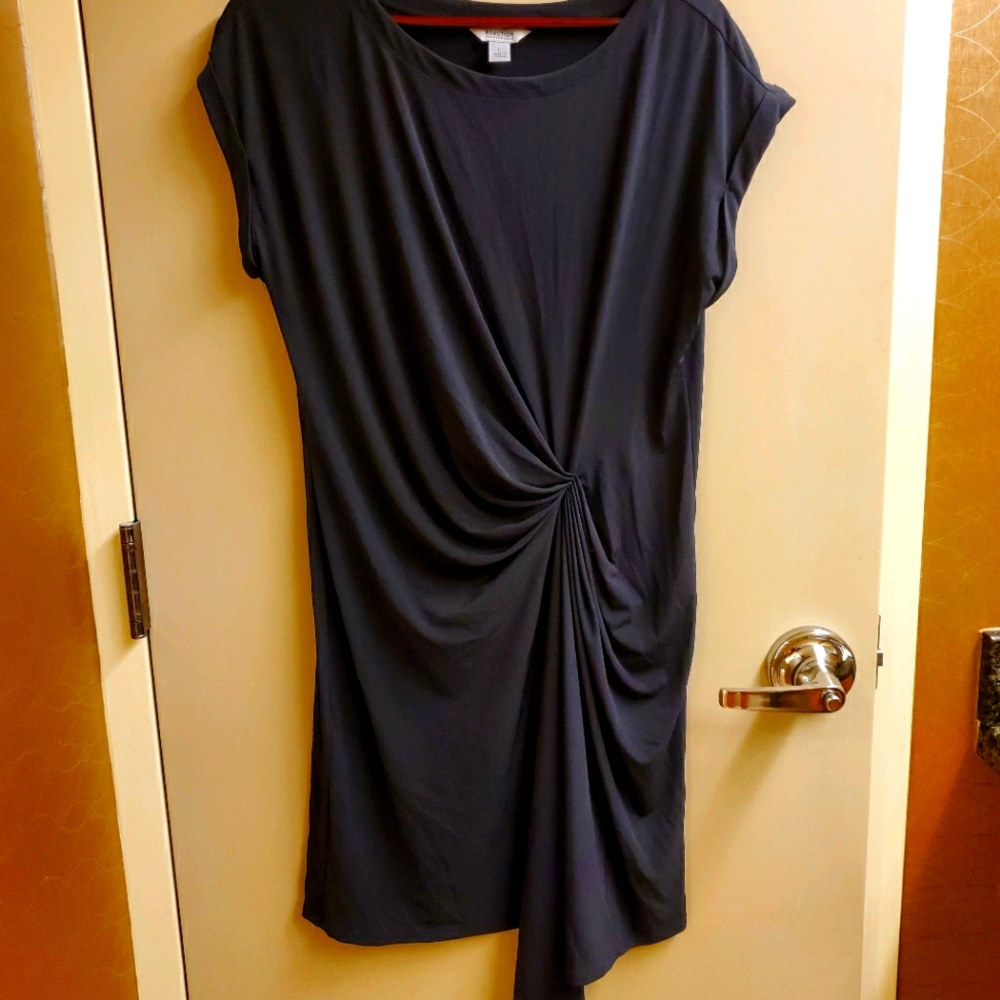 Kenneth Cole shirred Tshirt dress